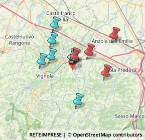 Mappa Viale M. di Canossa, 40053 Valsamoggia BO, Italia (5.28333)
