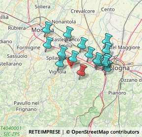 Mappa Viale M. di Canossa, 40053 Valsamoggia BO, Italia (11.02938)