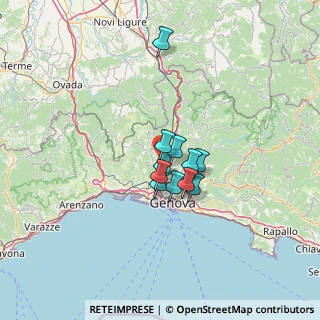 Mappa VIA SANQUIRICO 146 D ROSSO, 16164 Genova GE, Italia (8.33636)
