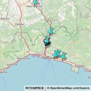 Mappa VIA SANQUIRICO 146 D ROSSO, 16163 Genova GE, Italia (7.84455)
