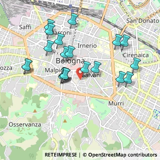 Mappa Via S. Domenico, 40124 Bologna BO, Italia (0.9875)