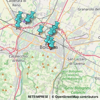 Mappa Via S. Domenico, 40124 Bologna BO, Italia (3.96929)