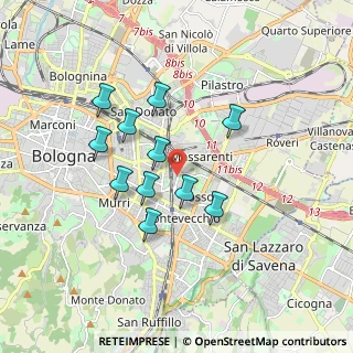 Mappa Spina, 40139 Bologna BO, Italia (1.51364)