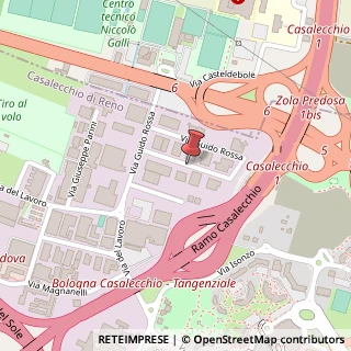 Mappa Via Guido Rossa, 40, 40033 Casalecchio di Reno, Bologna (Emilia Romagna)