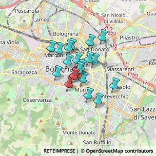 Mappa Via Mazzini, 40100 Bologna BO, Italia (1.154)