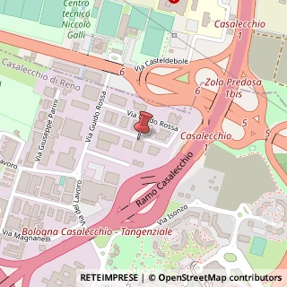 Mappa Via Guido Rossa, 22, 40033 Casalecchio di Reno, Bologna (Emilia Romagna)