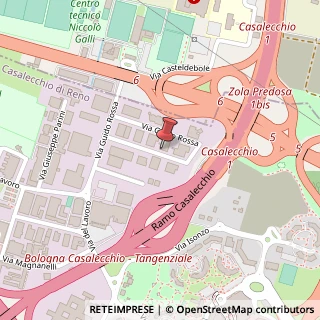Mappa Via Guido Rossa, 46, 40033 Casalecchio di Reno, Bologna (Emilia Romagna)