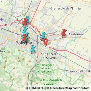 Mappa Via Giuseppe Rivani, 40138 Bologna BO, Italia (4.05545)