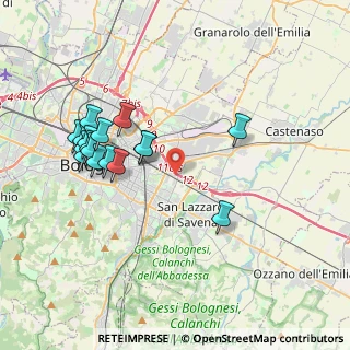 Mappa Via Giuseppe Rivani, 40138 Bologna BO, Italia (3.94059)