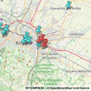 Mappa Via Giuseppe Rivani, 40138 Bologna BO, Italia (4.422)