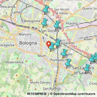 Mappa Via F. Argelati, 40138 Bologna BO, Italia (2.59727)