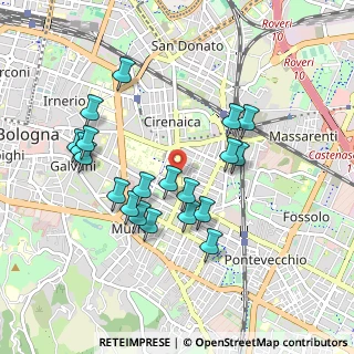 Mappa Via F. Argelati, 40138 Bologna BO, Italia (0.899)