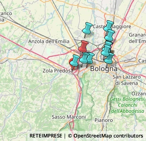 Mappa Via Caduti di Melissa, 40033 Casalecchio di Reno BO, Italia (5.96333)