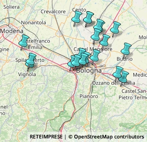 Mappa Via Caduti di Melissa, 40033 Casalecchio di Reno BO, Italia (14.512)