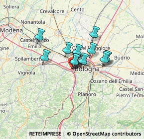 Mappa Via Caduti di Melissa, 40033 Casalecchio di Reno BO, Italia (8.35429)