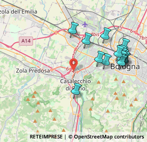 Mappa Asse Attrezzato Sud - Ovest, 40033 Casalecchio di Reno BO, Italia (4.314)