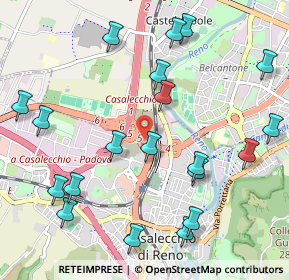 Mappa Asse Attrezzato Sud - Ovest, 40033 Casalecchio di Reno BO, Italia (1.251)