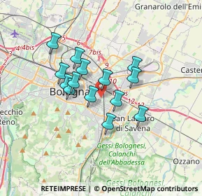 Mappa Via Azzurra, 40138 Bologna BO, Italia (2.63071)