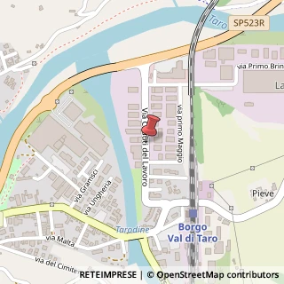Mappa Via caduti del lavoro 7, 43043 Borgo Val di Taro, Parma (Emilia Romagna)