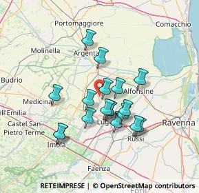 Mappa Via del Castello, 48022 Lugo RA, Italia (11.62167)