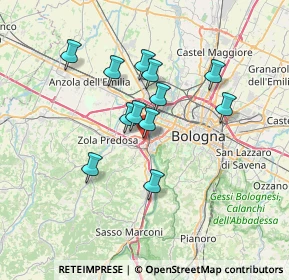 Mappa Tangenziale nord di Bologna, 40033 Casalecchio di Reno BO, Italia (5.7675)