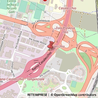 Mappa Tangenziale nord di Bologna, 52, 40033 Casalecchio di Reno, Bologna (Emilia Romagna)