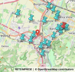 Mappa Tangenziale nord di Bologna, 40033 Casalecchio di Reno BO, Italia (2.0595)