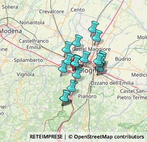 Mappa Tangenziale nord di Bologna, 40033 Casalecchio di Reno BO, Italia (9.264)