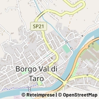 Mapa Borgo Val di Taro