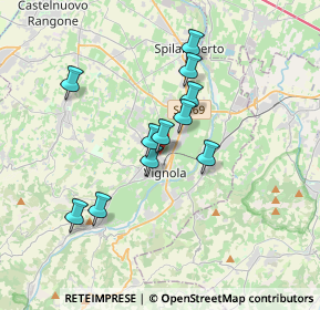 Mappa 41058 Vignola MO, Italia (2.93364)