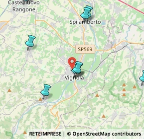 Mappa 41058 Vignola MO, Italia (5.24636)