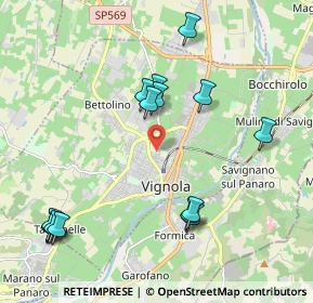 Mappa 41058 Vignola MO, Italia (2.336)