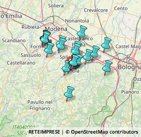Mappa 41058 Vignola MO, Italia (9.447)