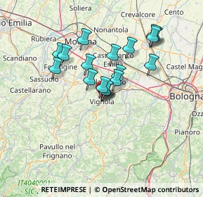 Mappa 41058 Vignola MO, Italia (11.05278)