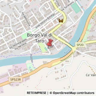 Mappa Via Stradella, 39, 43043 Borgo Val di Taro, Parma (Emilia Romagna)