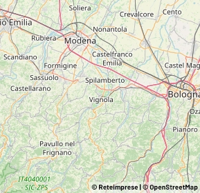 Mappa 41058 Vignola MO, Italia (16.39143)