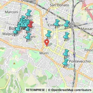 Mappa Via Jacopo della Lana, 40137 Bologna BO, Italia (1.2435)