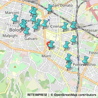 Mappa Via Jacopo della Lana, 40137 Bologna BO, Italia (1.237)