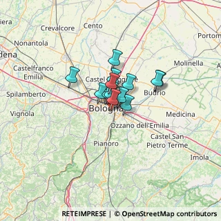 Mappa Via Jacopo della Lana, 40137 Bologna BO, Italia (6.675)