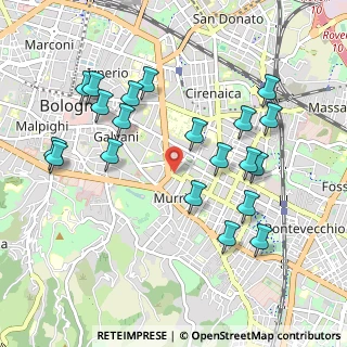 Mappa Via Guido Guinizelli, 40137 Bologna BO, Italia (1.0655)