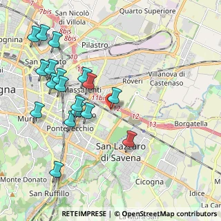 Mappa Via Antonio Canova, 40138 Bologna BO, Italia (2.29211)