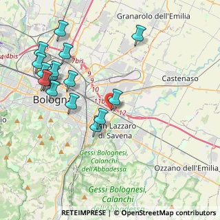 Mappa Via Antonio Canova, 40138 Bologna BO, Italia (4.66125)