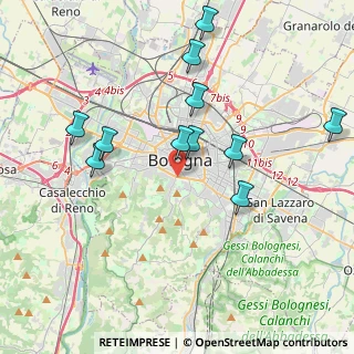 Mappa Viale Enrico Panzacchi, 40124 Bologna BO, Italia (3.98545)