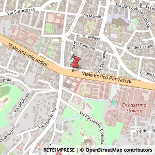 Mappa Viale Enrico Panzacchi, 25, 40136 Bologna, Bologna (Emilia Romagna)