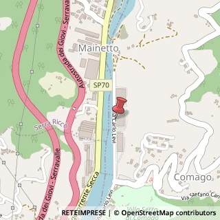 Mappa Via Carlo Levi, 44, 16010 Sant'Olcese, Genova (Liguria)