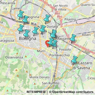 Mappa Via Ernesto Masi, 40137 Bologna BO, Italia (1.85846)