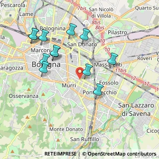 Mappa Via Ernesto Masi, 40137 Bologna BO, Italia (2.0725)