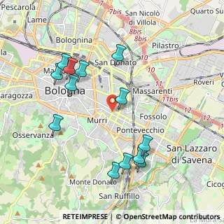 Mappa Via Ernesto Masi, 40137 Bologna BO, Italia (2.12231)