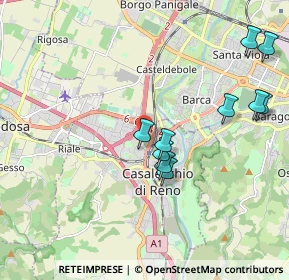 Mappa Via Isonzo, 40033 Casalecchio di Reno BO, Italia (2.45917)