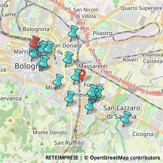 Mappa Via Vetulonia, 40139 Bologna BO, Italia (2.05111)